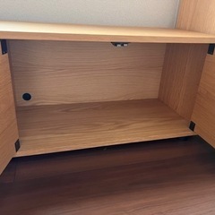 【無印良品】テレビ台(スタッキングキャビネット・Ｂセット／オーク材)