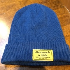 Abercrombie & Fitch ニット帽　ブルー