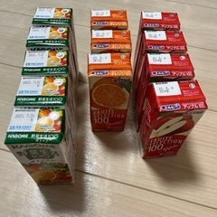カゴメ野菜生活　エルビー　オレンジジュース　アップルジュース