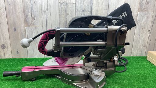 中古品△ハイコーキ（HIKOKI）旧日立190mm卓上スライド丸のこ C7RSHC