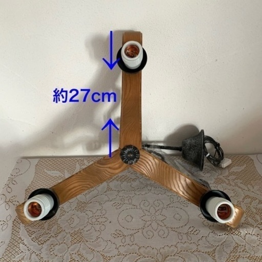 ①コイズミ イルム 3灯シャンデリア E26 イタリア製 手作り | matrimol