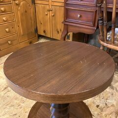 アンティーク サイドテーブル コーヒーテーブル カフェ おしゃれ●D111G035