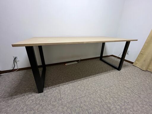 【引渡完了】かなでもの テーブル W180cm×D80cm アイアン脚のセット KANADEMONO / THE TABLE