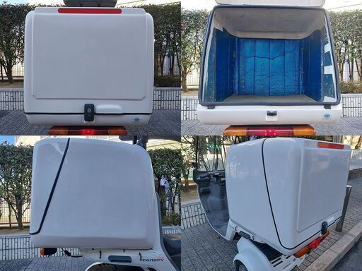 ☆ジャイロキャノピー大型BOX付 4ストPGM-Fi 2.7万km台 ミニカーも