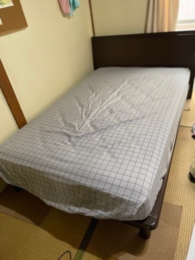 FRANCEBED セミダブルベッド、マットレス、カバーセット