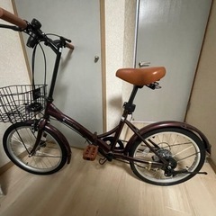 【ネット決済】折りたたみ自転車　美品