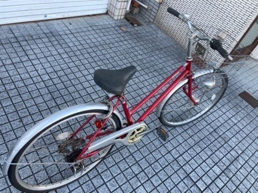 26インチ自転車】未使用車 LEDオートライト付き 傷、痛みなし 変速なし