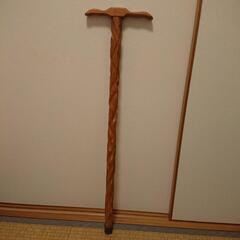 【新品未使用】木製杖