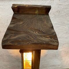 アンティーク照明 国産ビンテージ 杉材 和の風情漂う灯籠