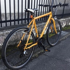 ＜消費税・防犯登録込み＞MARIN 「マリン」MUIRWOODS・クロスバイク・アルミ・26インチ・オレンジ系 変速3×8・洗車済でピカピカです♪