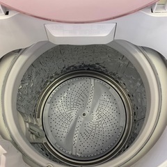 万代店 美品 SHARP 8kg 穴なしサイクロン洗浄!!夜でも安心の低