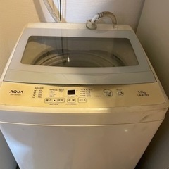 洗濯機　AQUA AQW-G50FJ-W