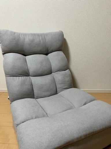 【値下げ｝ニトリ　つながるハイバック座椅子　グレー