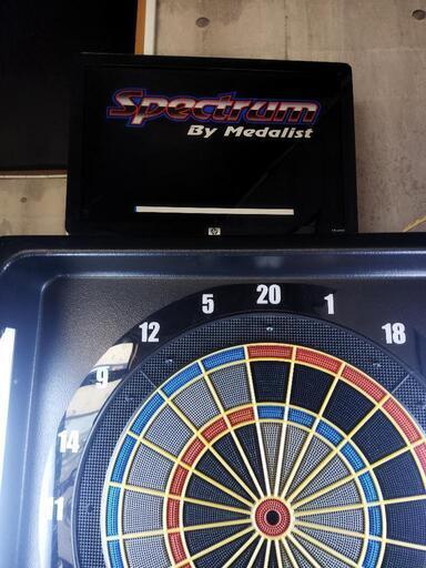 spectrum ダーツマシン ダーツ スペクトラム メダリスト 鍵付き 通電確認 《直接引き取り限定》足立区