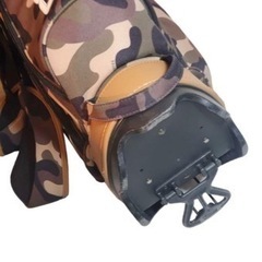 PEARLY GATES/パーリーゲイツ/スタンド式 カモフラ キャディーバッグ/限定品/数量限定/ミリタリー/迷彩/オレンジライン