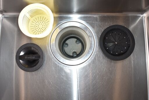 ヤ取終了5/8】≪y529≫極美品 マルゼン 業務用 2口単水栓付き 1槽