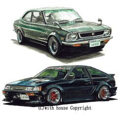 NC-426 カローラレビンTE27/AE86 限定版画 直筆サ...