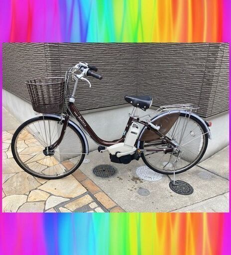 美車大容量8Ah　ブリヂストンアシスタ　　電動自転車　電動アシスト自転車 　中古  0116r1