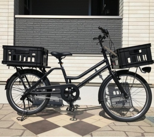 ※取引中【前後コンテナ付き】ブリヂストン TOTEBOX LARGE 自転車