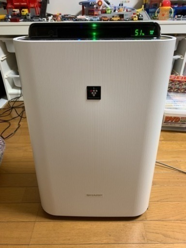 ②SHARP☆加湿空気清浄機 KC-H50-W ホワイト 2018年製