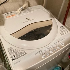 【ネット決済】【取引相手決定済】洗濯機　TOSHIBA製　5kg...