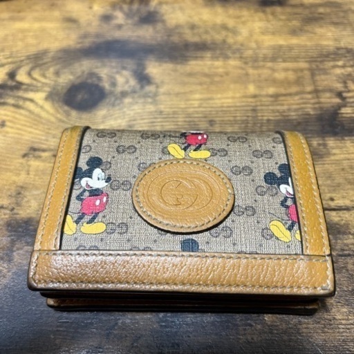 GUCCI ミッキー　折り財布