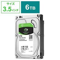 内蔵HDD 6TB Seagate BarraCuda 3.5イ...