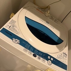TOSHIBA 洗濯機　5キロ　無料で差し上げます