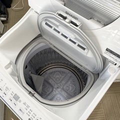 超美品‼️】シャープ 2021年製 5.5kg縦型洗濯乾燥機 穴