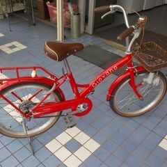 ID091474　自転車（ギア無し）赤