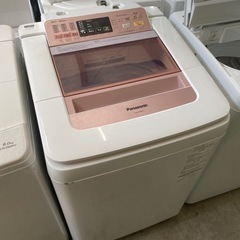 ✅Panasonic電気洗濯機✅ ✅NA-FA80H1✅送料設置無料 NO 409 🌈福岡市内配送設置無料✨🌈 Panasonic 全自動洗濯機 8kg