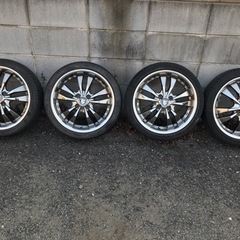値下げしました！クロームタイプホイールとタイヤ4本