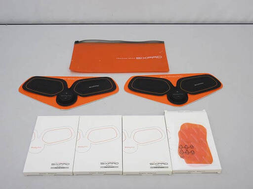 ss4555　シックスパッド　ボディフィット　2個セット　EMS　SIX PAD　BodyFit　ウエスト　腕　脚　トレーニング　筋トレ　MTG　トレーニングギア　電池式　ジェル式　ダイエット