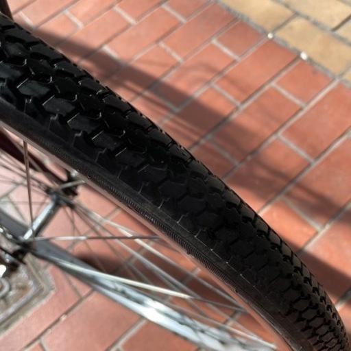 【早い者勝ち!!】ママチャリ 中古自転車 26インチ タイヤ後輪新品 点検•整備済み