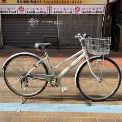 【早い者勝ち!!】中古自転車 27インチ アルミフレーム 6段変...