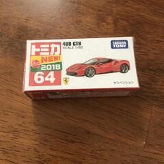 新品、フェラーリ 488 GTB トミカ ミニカー