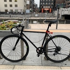 最終価格23000 レユニオンリル あさひサイクル ロードバイク お洒落 ピスト