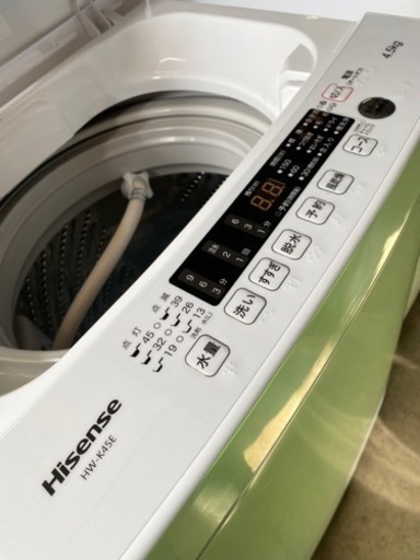 S-17大阪限定○配送無料○2022年製○Hisense○HW-K45E○洗濯機 | w2