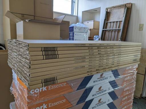 □5【未使用】パナソニック 腰壁パネル 4mm厚 QTE121UY