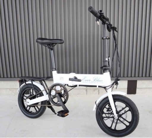 値下げ不可新品フル電動 アクセル付き電動自転車 モペット 14インチ【公道不可】