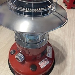 トヨトミ レインボー石油ストーブ 人気カラーレッド おまけ付き