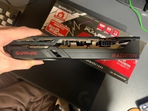 決まりました グラボ GPU radeon sapphire pulse rx6600xt