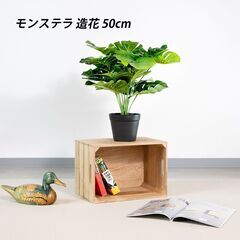 ⑥【処分価格】新品 モンステラ 50㎝ 人工観葉植物 インテリア...