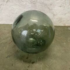 ガラス製 浮き玉 インテリア アンティーク レトロ 大玉