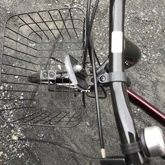 引渡済　新品未使用品　折りたたみ式自転車　ボルドー色　20インチ引渡済 