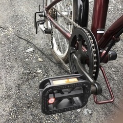 引渡済　新品未使用品　折りたたみ式自転車　ボルドー色　20インチ引渡済 