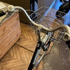 後輪タイヤ新品！LEDオートライト】内装3段 26インチ自転車 ブラック