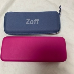 Zoff ゾフ　のメガネケース　2個