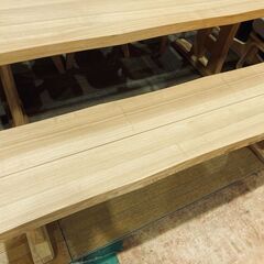 【愛品館市原店】ベンチダイニング５点セット