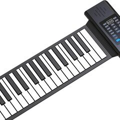 【ネット決済・配送可】ロールピアノ （88鍵） シリコン製 練習...